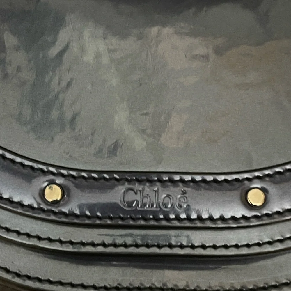 Chloe Bracelet Navy Handbag with strap - Picture 3 of 9